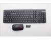 Lenovo 5KM0U87939 AI Keyboard_Mouse,2.4G,Danish,Black
