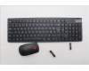 Lenovo 5KM0U87941 AI Keyboard_Mouse,2.4G,French,Black