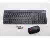Lenovo 5KM0U87956 AI Keyboard_Mouse,2.4G,Portuguese,Black
