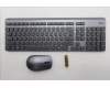 Lenovo 5KM0U88228 Keyboard_Mouse, Wireless, Russian/Cyrillic, Luna Grey