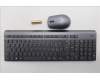 Lenovo 5KM0U88233 Keyboard_Mouse, Wireless, Swiss French/German, Luna Grey