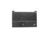 Lenovo 5M10V16899 C-Cover with keyboard, Belgian, Black, Backlight, UK