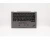 Lenovo 5M10V24839 C-Cover with keyboard, Belgian, Iron Grey, WLAN, UK