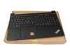 5M10W64520 original Lenovo keyboard incl. topcase DE (german) black/black with mouse-stick