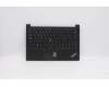 Lenovo 5M10Z27266 C-Cover with keyboard, Spanish, Black, UK