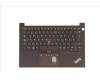 Lenovo 5M10Z27300 C-Cover with keyboard, Spanish, Black, FingerPrint, UK
