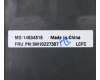 Lenovo 5M10Z27307 MECH_ASM FRU KB Cc_PT_FP_BK_UK_NOR