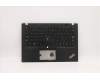 Lenovo 5M10Z54159 C-Cover with keyboard, Arabic, Black, Backlight, US