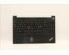 Lenovo 5M11A35915 C-Cover with keyboard, Nordic, Black, FingerPrint, UK
