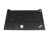 5M11A36338 original Lenovo keyboard incl. topcase CH (swiss) black/black with backlight and mouse-stick