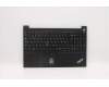 Lenovo 5M11A38476 C-Cover with keyboard, Norwegian, Black, FingerPrint, UK
