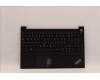 Lenovo 5M11A38502 C-Cover with keyboard, Slovenian, Black, Fingerprint, UK