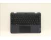 Lenovo 5M11C86066 C-Cover with keyboard, German, Black, No WWAN, UK