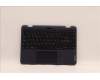 Lenovo 5M11C86072 C-Cover with keyboard, Swiss, Black, No WWAN, UK