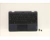 Lenovo 5M11C86106 C-Cover with keyboard, Spanish, Black, No WWAN, UK