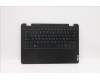 Lenovo 5M11C86279 C-Cover with keyboard, Nordic, Black, UK