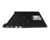 5M11H44149 original Lenovo keyboard incl. topcase DE (german) black/black with backlight and mouse-stick (Wi-Fi)