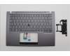 Lenovo 5M11H52349 C-Cover with keyboard, German, Grey, Backlight, UK