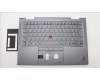 Lenovo 5M11H62280 C-Cover with keyboard, Hungarian, Grey, Backlight, FingerPrint, UK