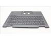 Lenovo 5M11H62396 C-Cover with keyboard, Danish, Grey, Backlight, FingerPrint, WWAN, UK