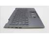 Lenovo 5M11H62408 MECH_ASM BL KB GY FPR WW EURO ENG SRX