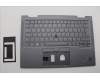 Lenovo 5M11H62504 C-Cover with keyboard, Turkish, Grey, Backlight, FingerPrint, WWAN, UK