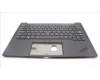 Lenovo 5M11H62582 C-Cover with keyboard, Arabic, Black, Backlight, US