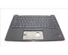 Lenovo 5M11H62594 C-Cover with keyboard, Bulgarian, Black, Backlight, Fingerprint Reader, UK