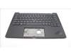 Lenovo 5M11H62735 C-Cover with keyboard, Canadian French 058, Black, Backlight, WWAN, Fingerprint, UK