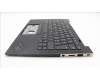 Lenovo 5M11H62793 C-Cover with keyboard, Hungarian, Black, Backlight, Fingerprint, WWAN, UK