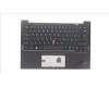 Lenovo 5M11H62807 C-Cover with keyboard, Italian, Black, Backlight, Fingerprint, WWAN, UK