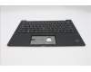 Lenovo 5M11H62834 C-Cover with keyboard, Russian, Black, Backlight, Fingerprint Reader, US