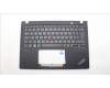 Lenovo 5M11H88998 C-Cover with keyboard, German, Black, UK