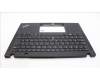 Lenovo 5M11H94361 C-Cover with keyboard, Belgian, Black, Backlight, UK
