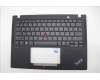 Lenovo 5M11H94467 C-Cover with keyboard, Ukraine, Black, Backlight, US