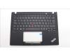 Lenovo 5M11H94487 C-Cover with keyboard, Czech Slovakian, Black, Backlight, WWAN, UK