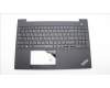Lenovo 5M11H94778 C-Cover with keyboard, Hebrew, Black, US
