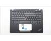 Lenovo 5M11J05874 C-Cover with keyboard, Danish, Black, Backlight, UK