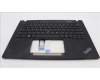 Lenovo 5M11J05878 C-Cover with keyboard, USA English, Black, Backlight, US