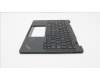 Lenovo 5M11J12797 C-Cover with keyboard, Arabic, Black, WWAN, US