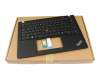 5M11L59481 original Lenovo keyboard incl. topcase DE (german) black/black with backlight and mouse-stick