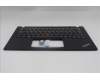 Lenovo 5M11L59493 C-Cover with keyboard, Hungarian, Black, Backlight, WWAN, UK