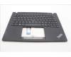 Lenovo 5M11L59563 C-Cover with keyboard, Turkish, Black, Backlight, WWAN, UK