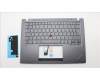 Lenovo 5M11L59590 C-Cover with keyboard, Czech Slovakian, Grey, Backlight, UK