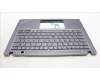 Lenovo 5M11L59604 C-Cover with keyboard, German, Grey, Backlight, UK