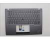 Lenovo 5M11L59616 C-Cover with keyboard, Italian, Grey, Backlight, UK