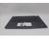 Lenovo 5M11L59616 C-Cover with keyboard, Italian, Grey, Backlight, UK