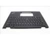 Lenovo 5M11L64082 C-Cover with keyboard, Belgian, Black, Backlight, UK