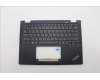 Lenovo 5M11L64121 C-Cover with keyboard, Hebrew, Black, Backlight, US