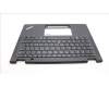Lenovo 5M11L64133 C-Cover with keyboard, Italian, Black, Backlight, UK
